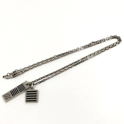 Louis Vuitton Collier Damier Colors Necklace Plated Silver