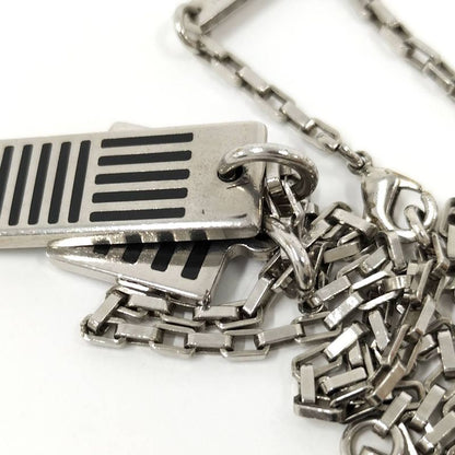 Louis Vuitton Collier Damier Colors Necklace Plated Silver
