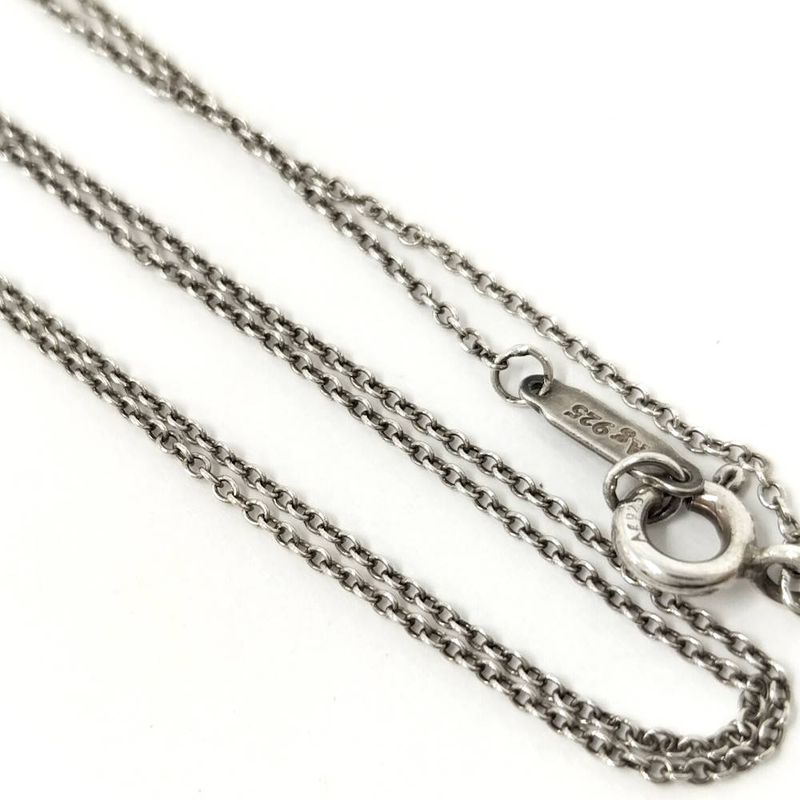 Tiffany & Co Heart Tag Necklace Silver