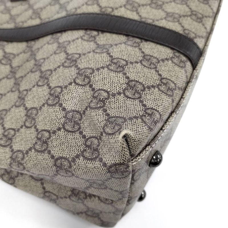 Gucci Tote GG Supreme Coating Leather