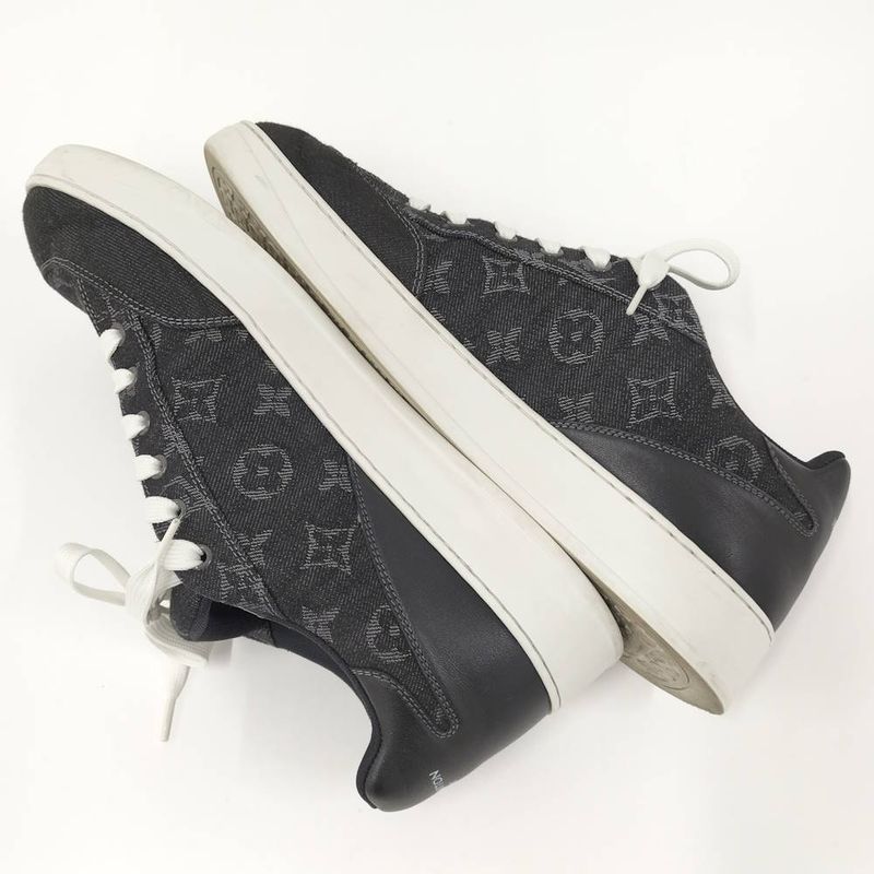 Louis Vuitton Resort Sneakers Denim Black