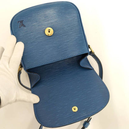 Louis Vuitton Saint Cloud Shoulder Bag Epi Toledo Blue