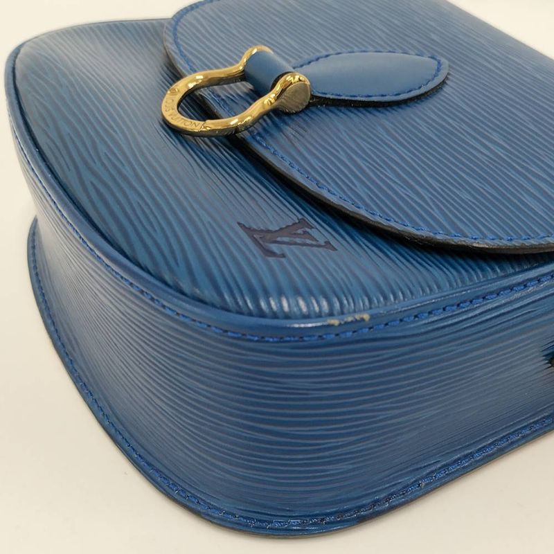 Louis Vuitton Saint Cloud Shoulder Bag Epi Toledo Blue