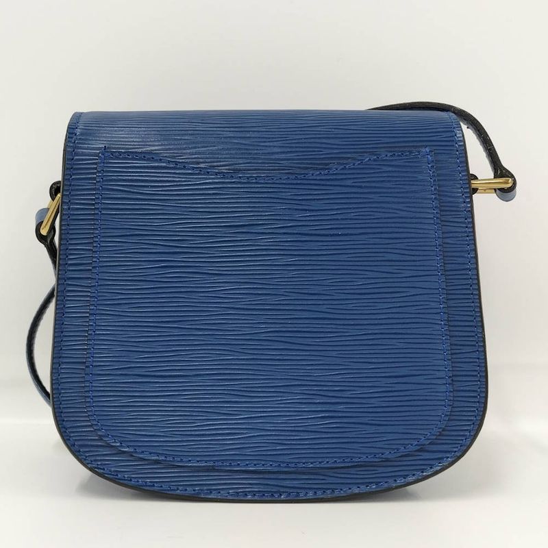 Louis Vuitton Saint Cloud Shoulder Bag Epi Toledo Blue