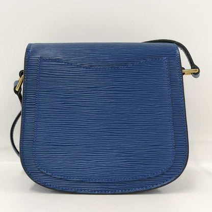 Louis Vuitton Saint Cloud Shoulder Bag Epi Toledo Blue