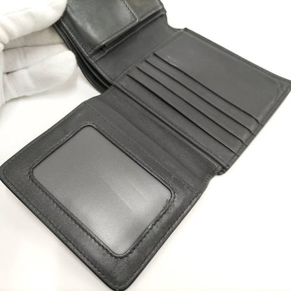 Bottega Veneta Bifold Wallet Intrecciato Leather Gray