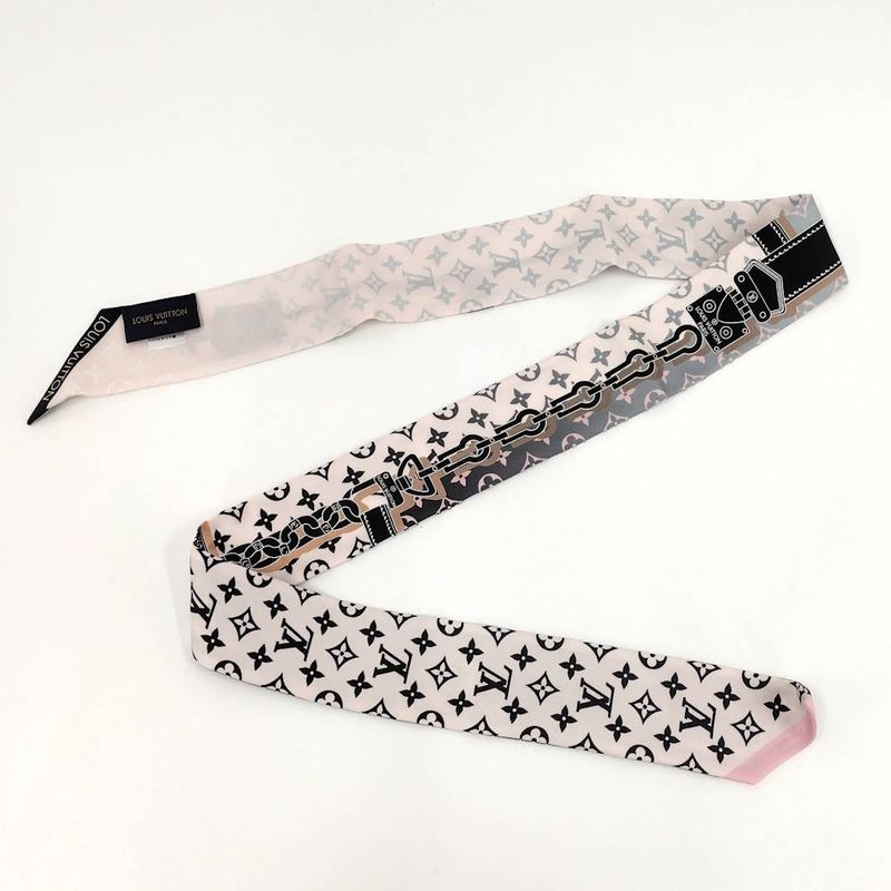 Louis Vuitton Bandeau BB Rising Confidential Scarf Silk Pink