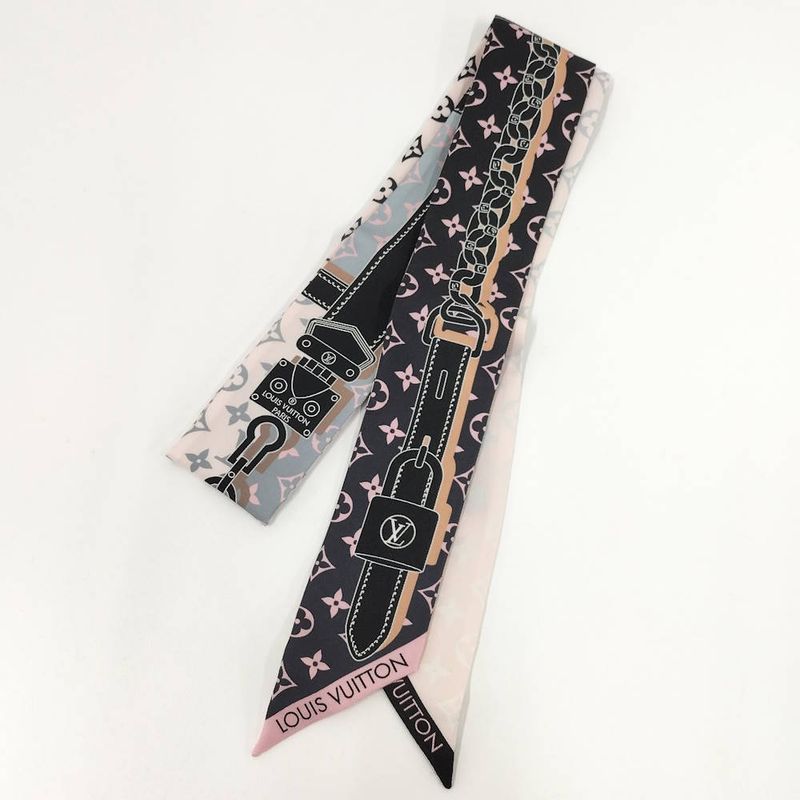 Louis Vuitton Bandeau BB Rising Confidential Scarf Silk Pink