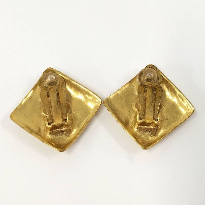 Chanel Earrings CC Logo Square