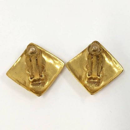Chanel Earrings CC Logo Square