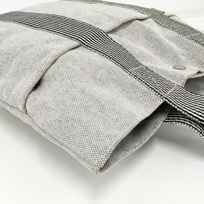Hermes Tote New Fourre Tout Cabas Canvas Gray