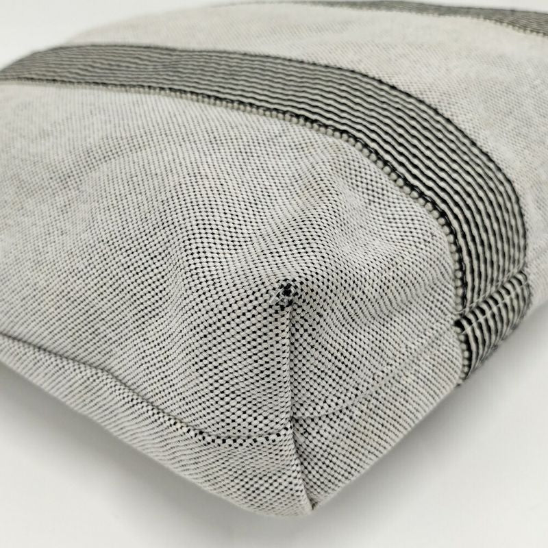 Hermes Tote New Fourre Tout Cabas Canvas Gray