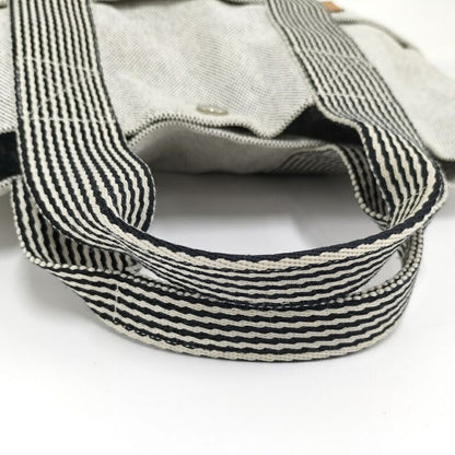 Hermes Tote New Fourre Tout Cabas Canvas Gray