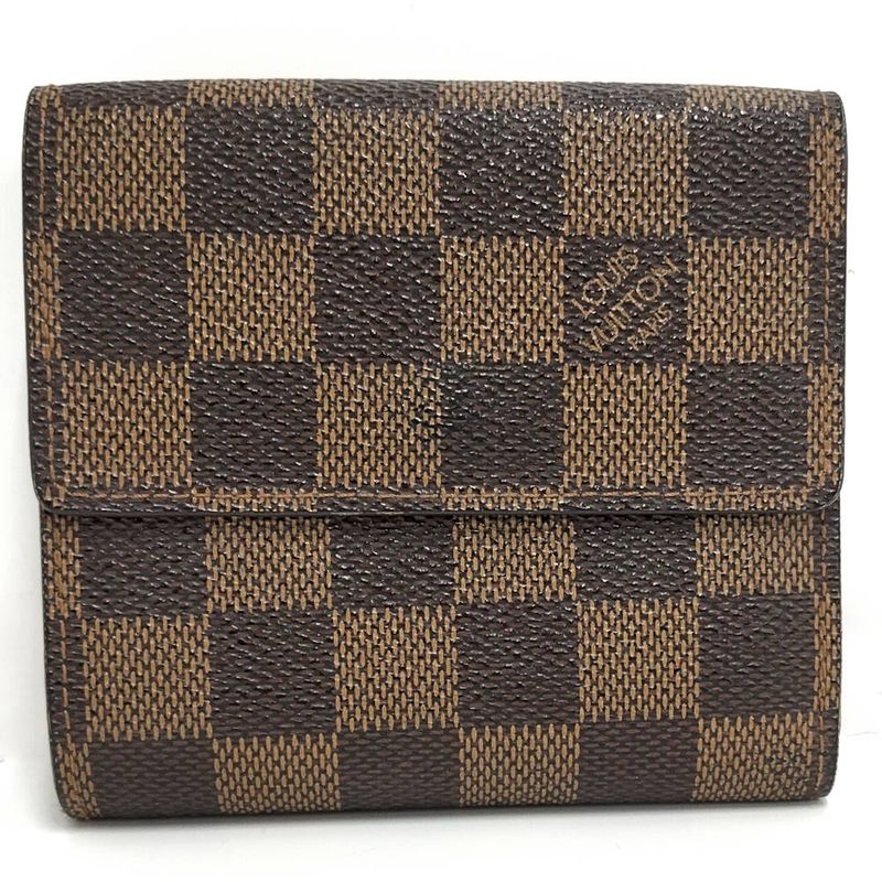 Louis Vuitton Porte-Monnaie Billets Cult Cles Fold Wallet Damier Ebene