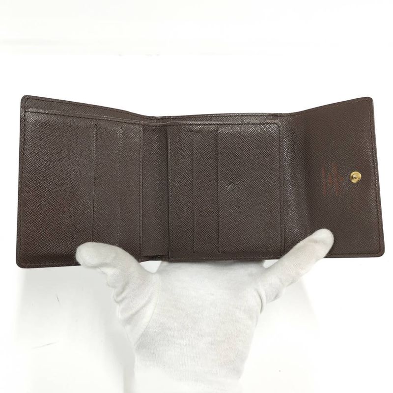 Louis Vuitton Porte-Monnaie Billets Cult Cles Fold Wallet Damier Ebene
