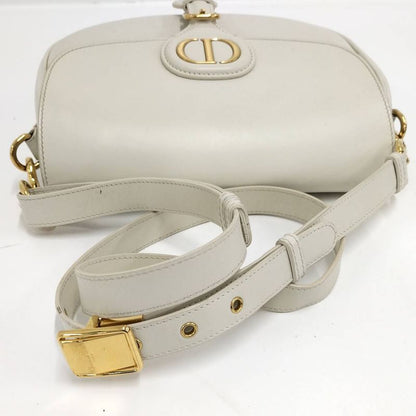 Dior Bobi Shoulder Bag Cdlogo Leather White