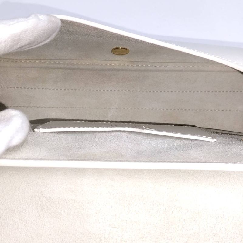 Dior Bobi Shoulder Bag Cdlogo Leather White