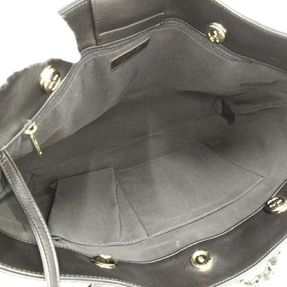 Chanel Chain Shoulder Bag Calf Black