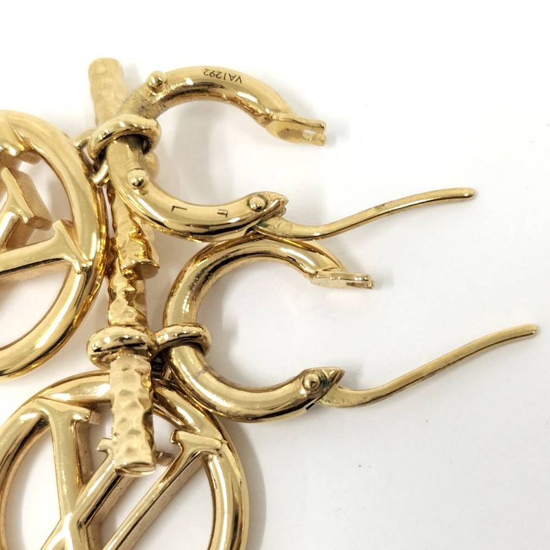 Louis Vuitton Boucle Doreille Baby e Earrings Plated Gold