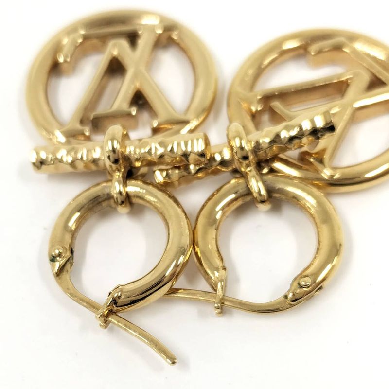 Louis Vuitton Boucle Doreille Baby e Earrings Plated Gold