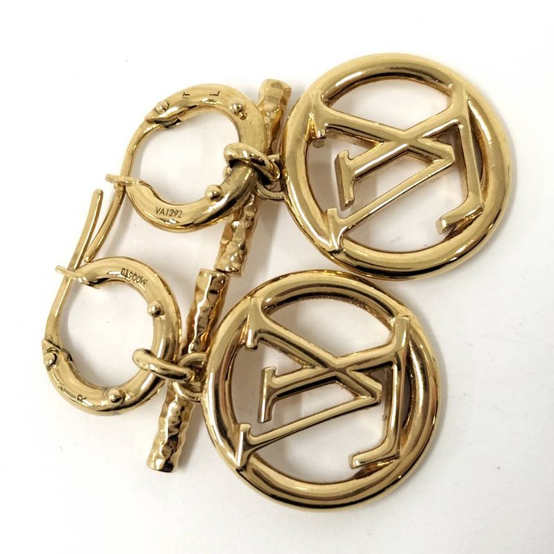 Louis Vuitton Boucle Doreille Baby e Earrings Plated Gold