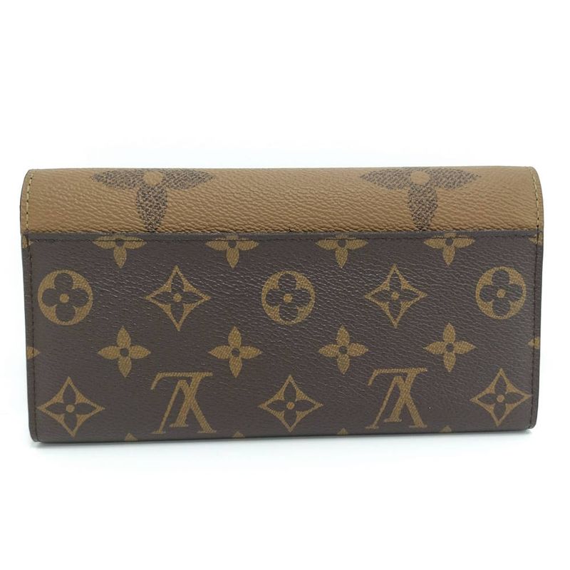 Louis Vuitton Portefeuille Sarah Bifold Wallet Monogram Giant Reverse