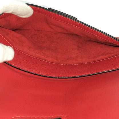 Louis Vuitton Very Chain Shoulder Bag Leather Ruby Red