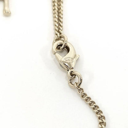 Chanel Long Necklace CC Logo Bambi Plated Gold