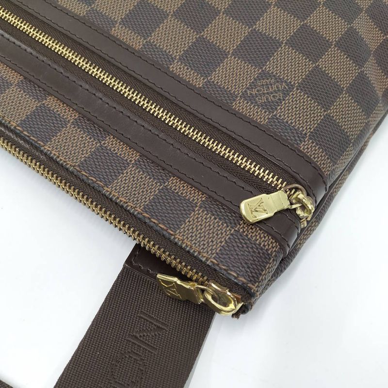Louis Vuitton Pochette Bosphore Shoulder Bag Damier Ebene