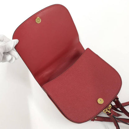 Prada Mini Backpack Handbag Saffiano Red