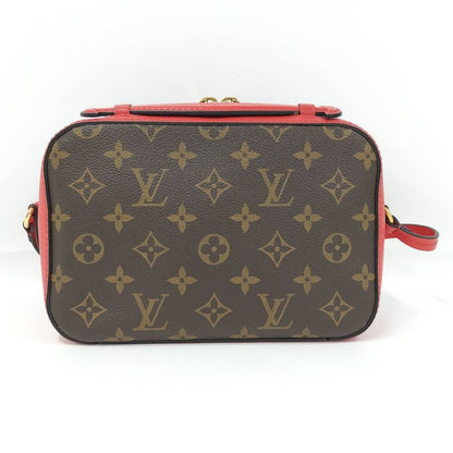 Louis Vuitton Saintonge 2-Way Shoulder Bag Monogram Coquelicot