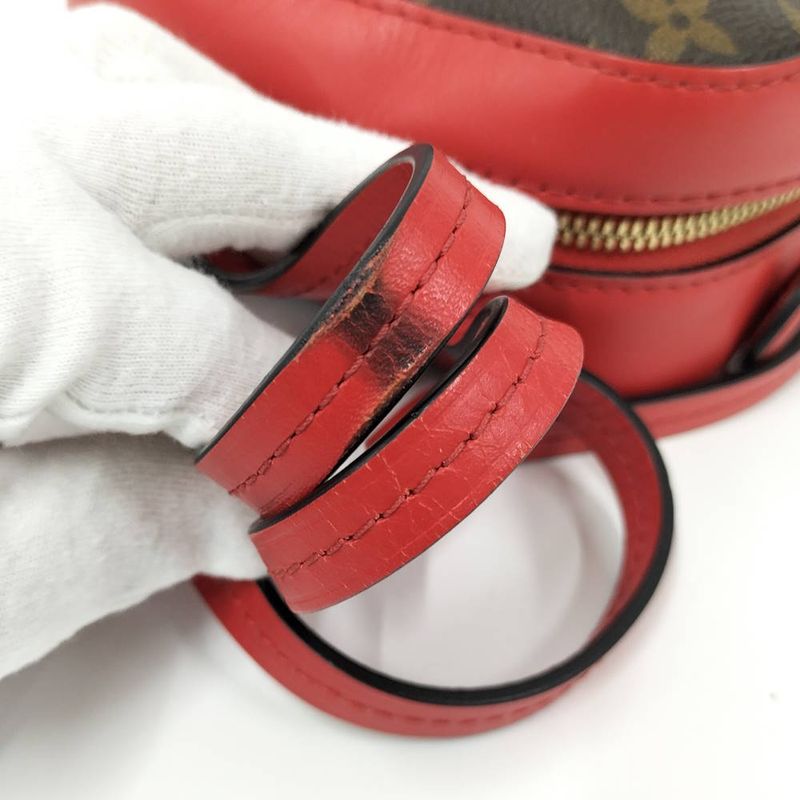 Louis Vuitton Saintonge 2-Way Shoulder Bag Monogram Coquelicot