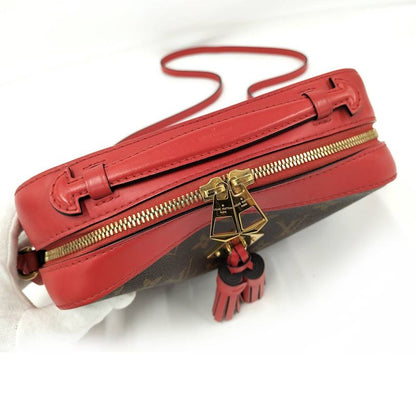 Louis Vuitton Saintonge 2-Way Shoulder Bag Monogram Coquelicot