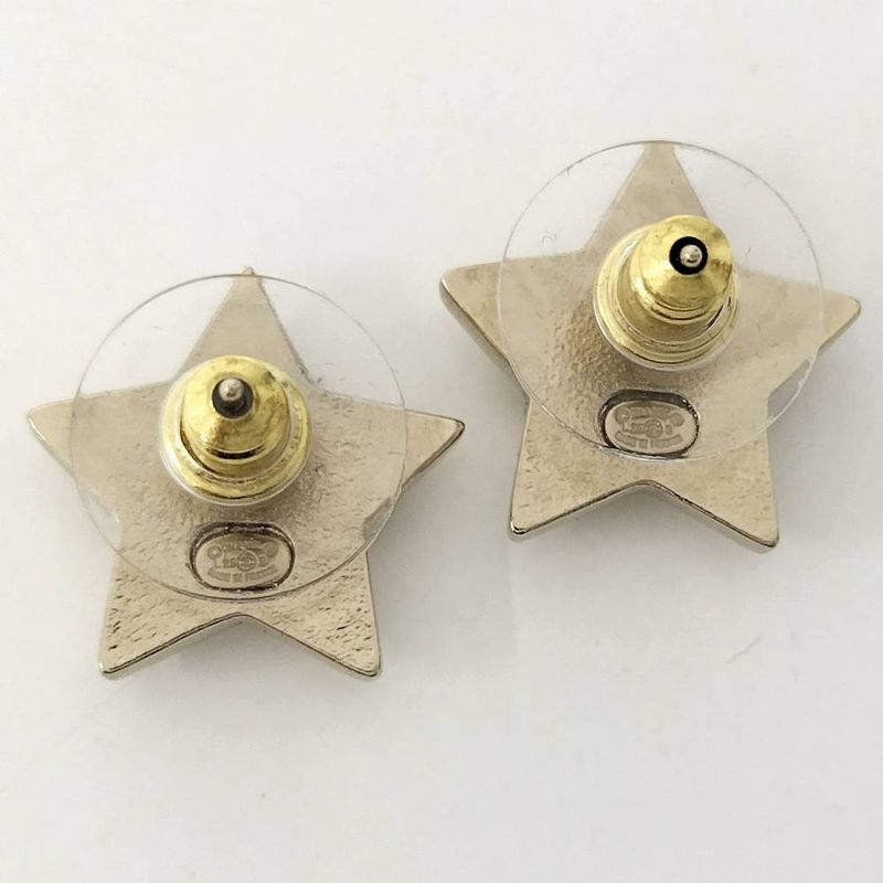 Chanel Earrings Star Gold