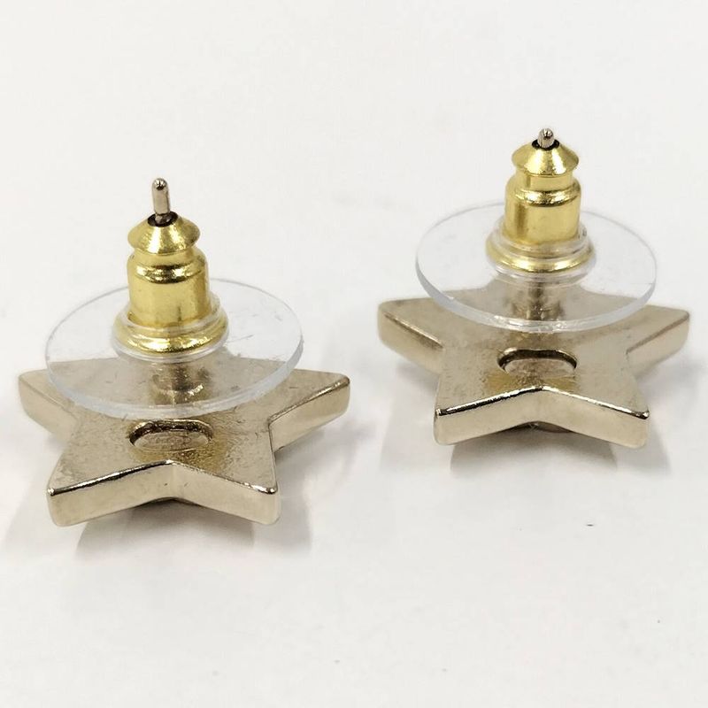 Chanel Earrings Star Gold