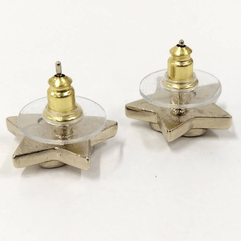 Chanel Earrings Star Gold