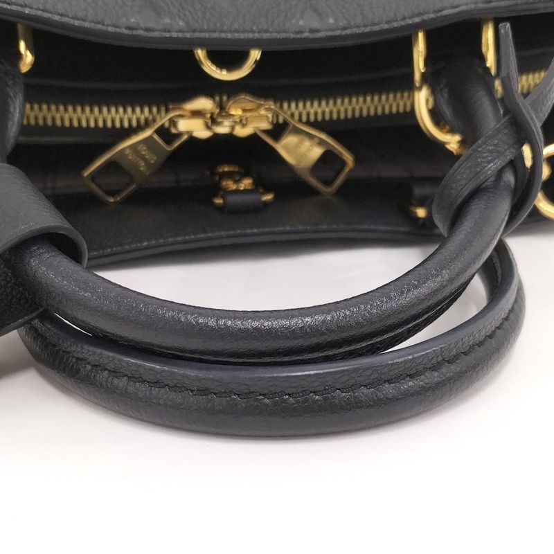 Louis Vuitton Montaigne BB 2-Way Bag Monogram Empreinte Noir Black