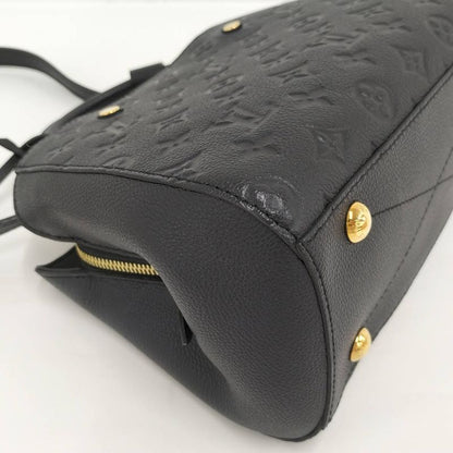 Louis Vuitton Montaigne BB 2-Way Bag Monogram Empreinte Noir Black