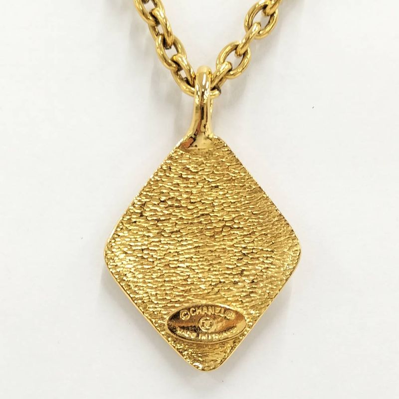 Chanel Necklace Plated Gold