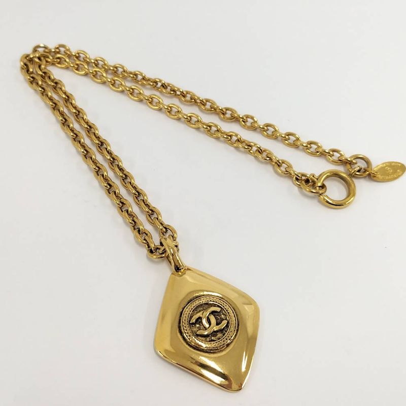 Chanel Necklace Plated Gold