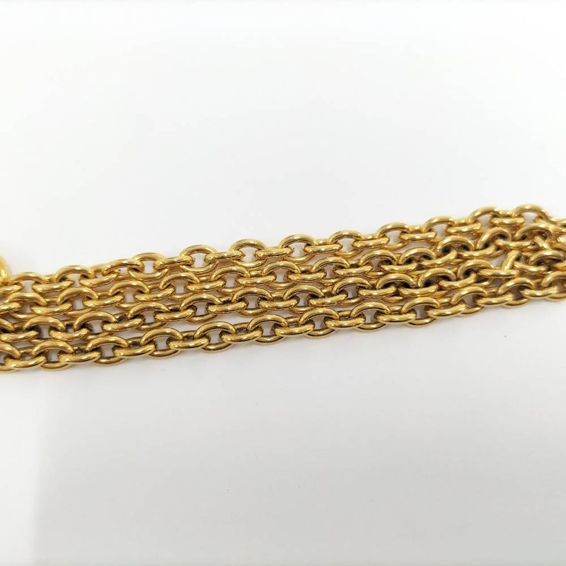 Chanel Necklace Plated Gold