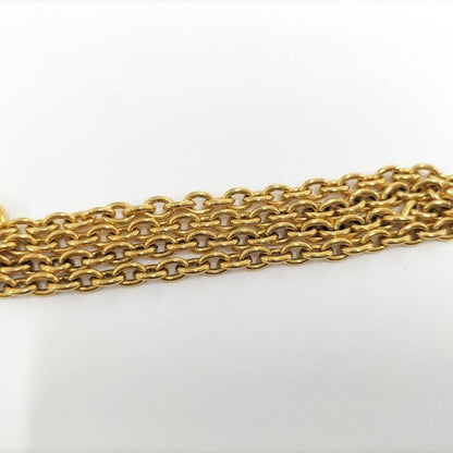 Chanel Necklace Plated Gold