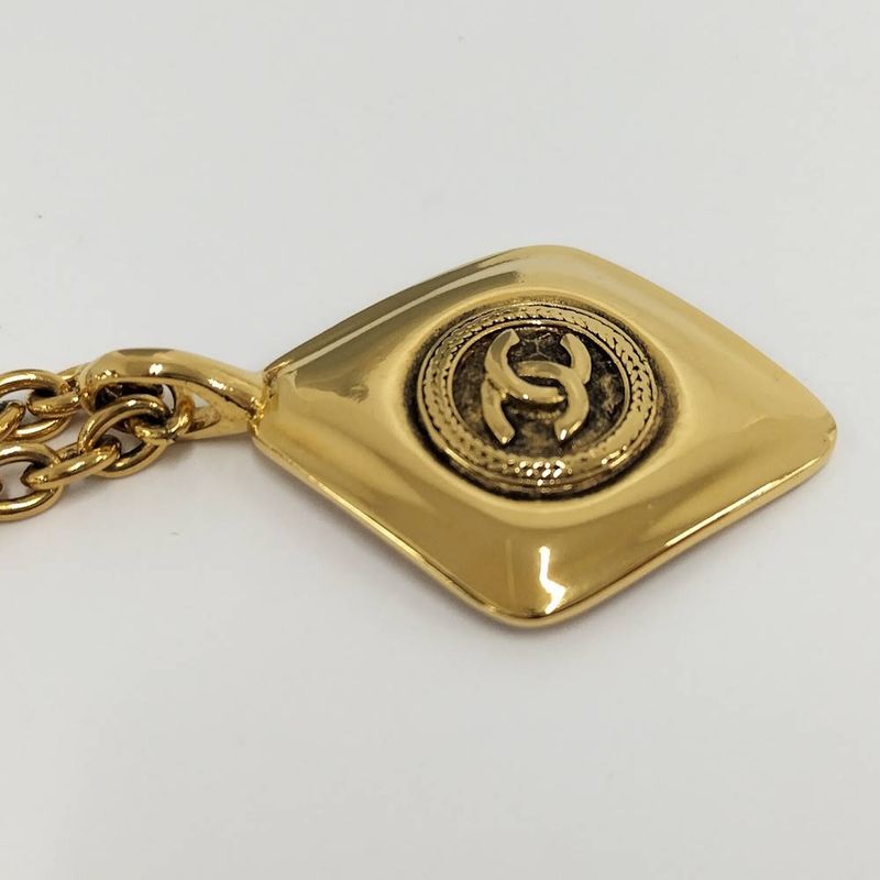 Chanel Necklace Plated Gold