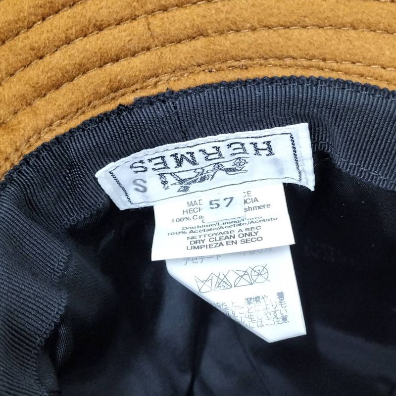 Hermes Hat Cashmere Black 57