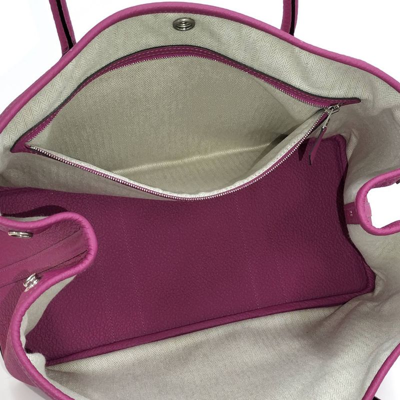 Hermes Garden Party PM Tote Negonda Pink Purple