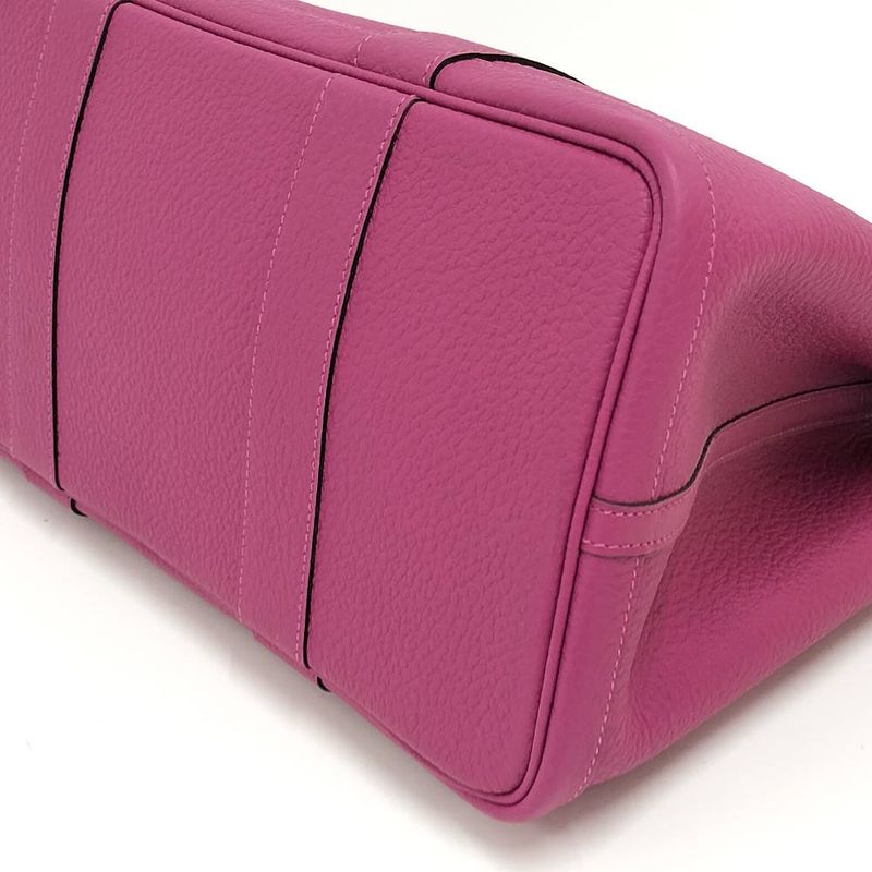 Hermes Garden Party PM Tote Negonda Pink Purple