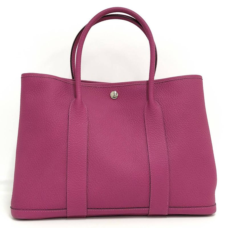 Hermes Garden Party PM Tote Negonda Pink Purple