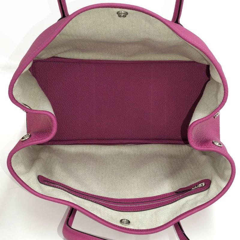 Hermes Garden Party PM Tote Negonda Pink Purple
