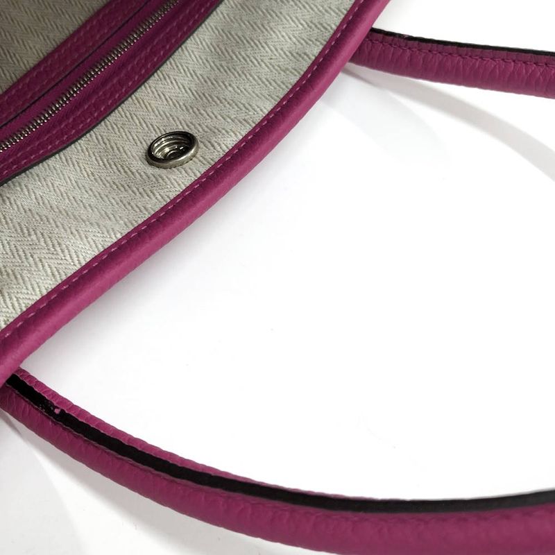 Hermes Garden Party PM Tote Negonda Pink Purple