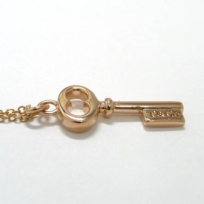 Tiffany & Co Necklace Oval Keychain 18k Pink Gold
